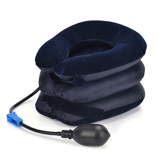 Neck Massager 3/4 Layer Inflatable Air Cervical Neck Traction Support