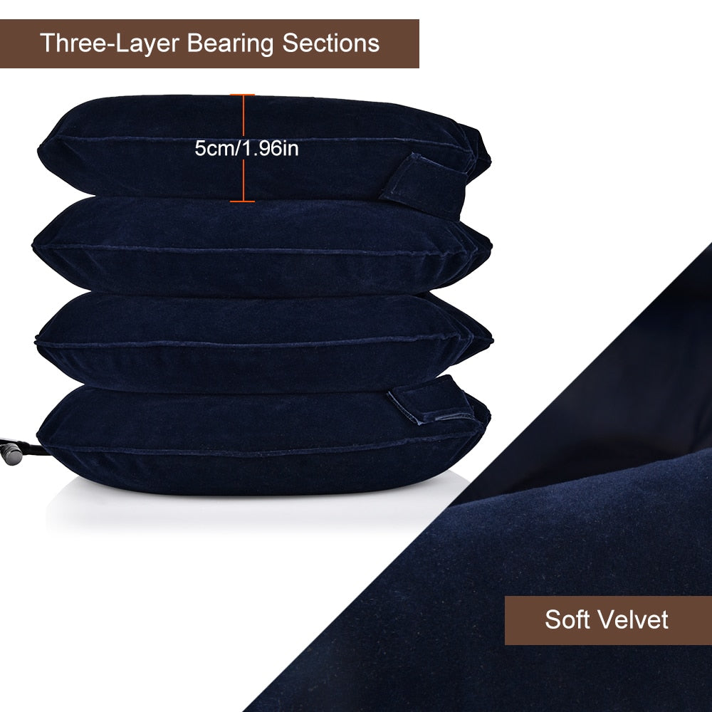 Neck Massager 3/4 Layer Inflatable Air Cervical Neck Traction Support