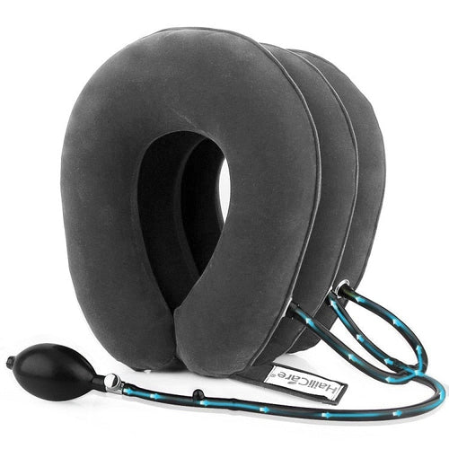 Neck Massager 3/4 Layer Inflatable Air Cervical Neck Traction Support