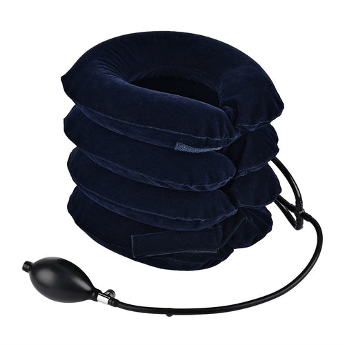 Neck Massager 3/4 Layer Inflatable Air Cervical Neck Traction Support